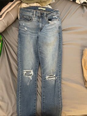 LEVI 721 high rise skinny jeans